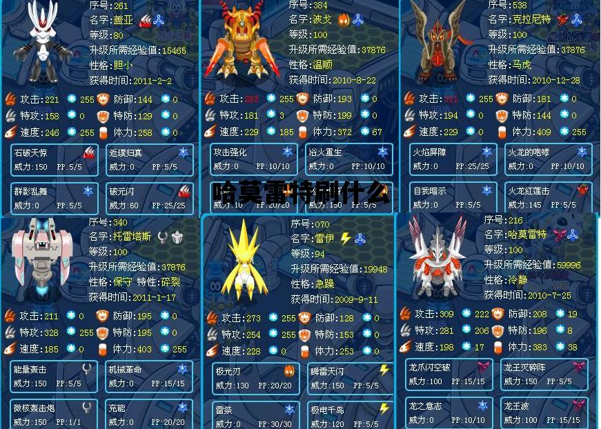 哈莫雷特刷什么_哈莫雷特技能能耗完吗